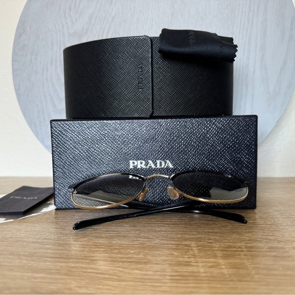 Authentic Prada Sunglasses w Box Designer Sunglasses Women Glasses As New Prada